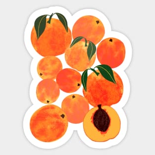 Peach Harvest Sticker